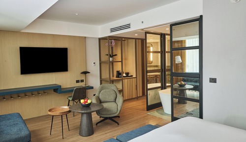 Suite, 1 habitación, vistas a la ciudad, en esquina (High Floor)