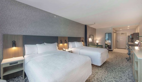 Suite estudio, 2 camas de matrimonio