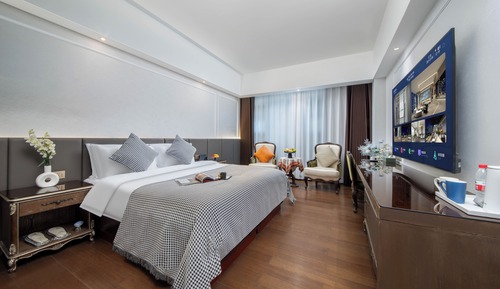 Habitación básica doble, vistas a la ciudad