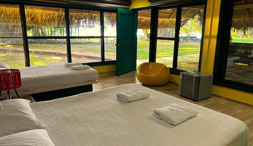 Habitación, vistas al jardín