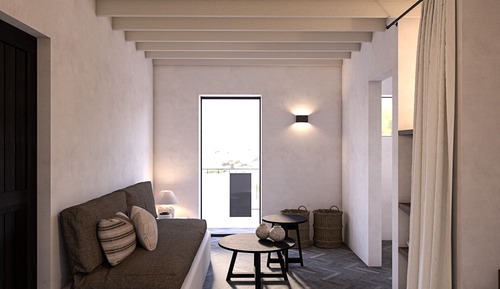 Suite estudio superior, vistas a la montaña