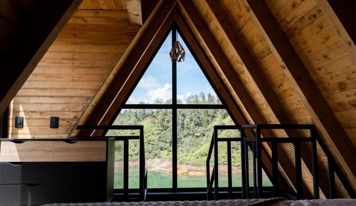 Chalet familiar, vistas al lago