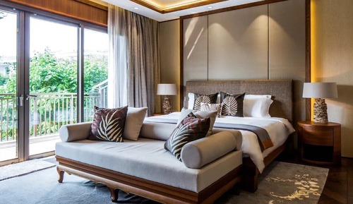 Casa de lujo, vistas al jardín