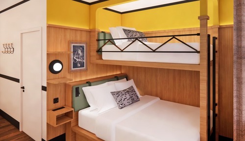 Habitación Premium, varias camas