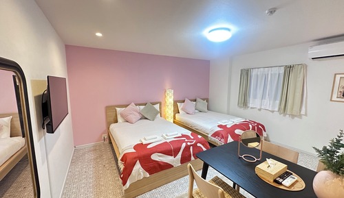 Habitación familiar con 2 camas individuales, 2 camas dobles, no fumadores