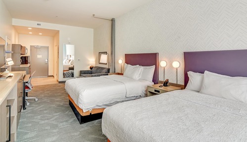 Suite estudio, 2 camas de matrimonio