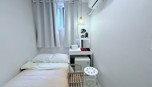 Habitación individual básica, 1 cama individual grande, no fumadores, baño privado