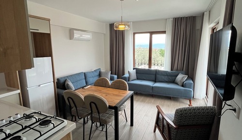 Suite Grand, cocina, vistas al mar