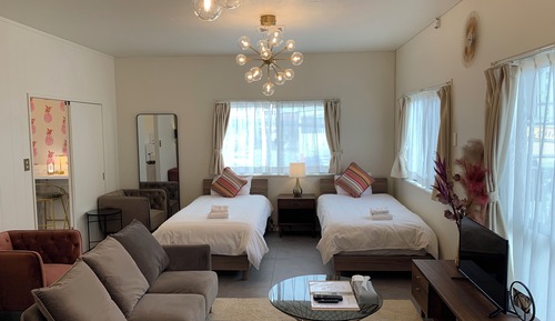 Habitación cuádruple familiar, varias camas