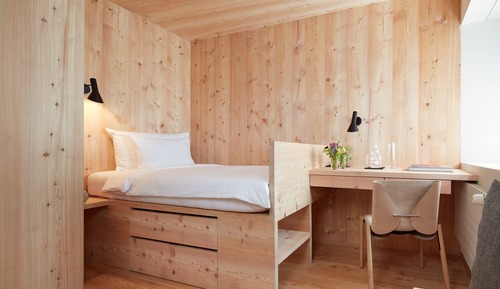 Habitación individual básica, vistas a la montaña