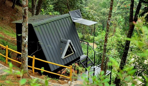 Casa de campo, balcón, vistas al jardín