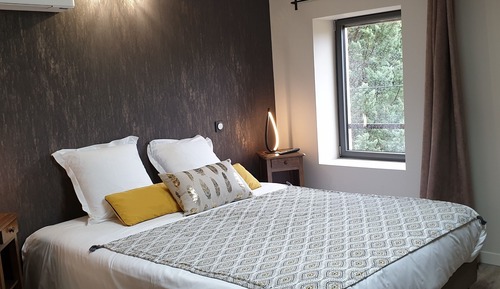 Habitación Deluxe doble, 1 cama de matrimonio, vistas al jardín