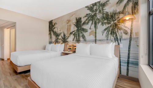 Habitación estándar, 2 camas de matrimonio, no fumadores