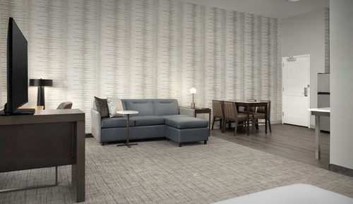 Estudio, 1 cama de matrimonio grande con sofá cama (Mobility Accessible, Roll-in Shower)