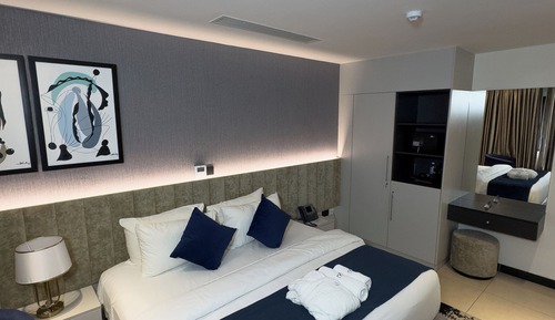 Habitación individual Deluxe, balcón, vistas a la ciudad