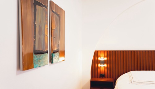 Habitación triple Deluxe, varias camas, baño privado, vistas a la ciudad