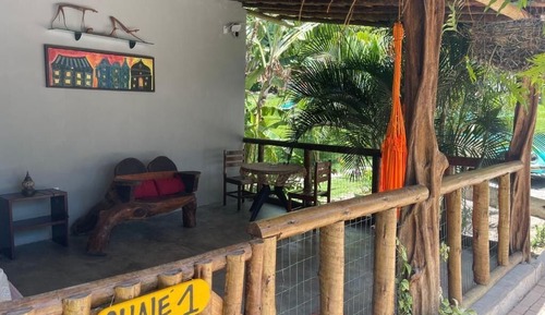 Chalet, 1 cama de matrimonio, balcón, vistas al jardín