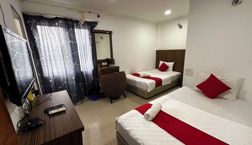 Habitación Deluxe con 2 camas individuales, vistas a la ciudad