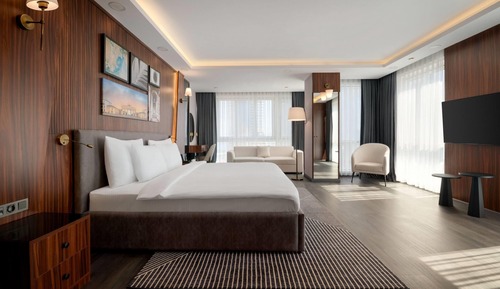 Suite junior, 1 cama doble con sofá cama, vistas al mar