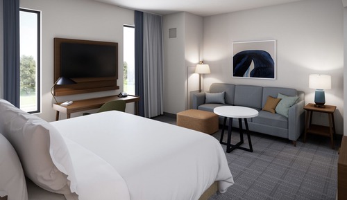 Suite estudio, 1 cama de matrimonio grande, cocina (Bath Shower)