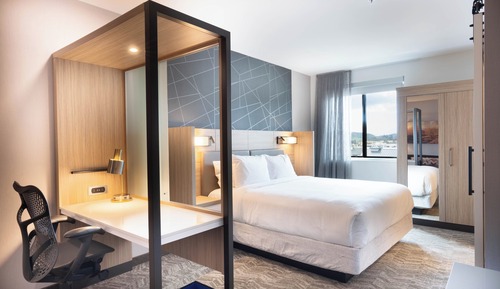 Suite estudio estándar, 1 cama de matrimonio grande con sofá cama