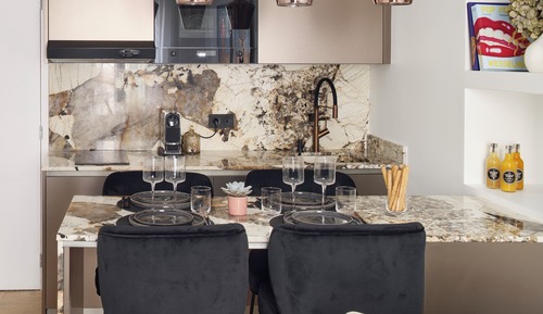 Apartamento Deluxe, balcón, vistas a la ciudad (Suite Opale)