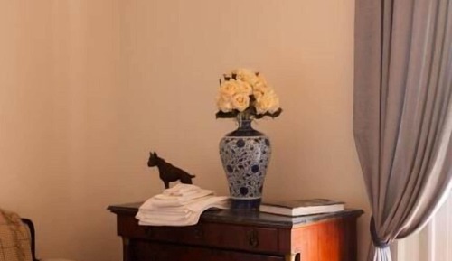 Habitación, balcón, vistas al jardín