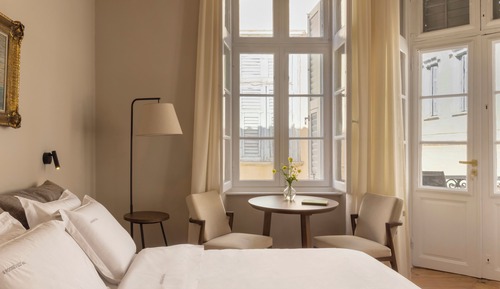 Habitación Deluxe doble, vistas a la ciudad, en esquina