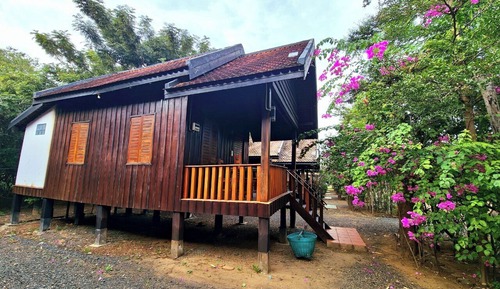 Bungalow Deluxe, balcón, vistas al jardín