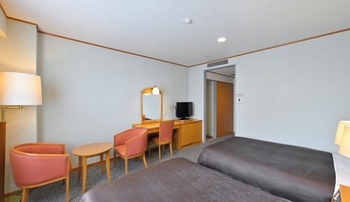 Habitación básica con 2 camas individuales