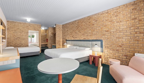 Habitación familiar con 1 cama doble o 2 individuales