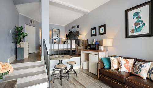 Estudio estándar, balcón, vistas al puerto