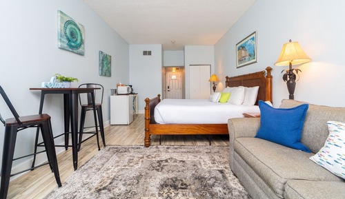 Estudio estándar, balcón, vistas al puerto