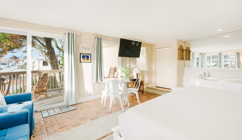 Estudio estándar, bañera de hidromasaje, vistas al puerto