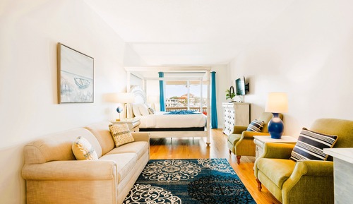 Estudio estándar, balcón, vistas al puerto