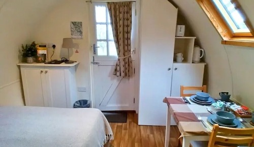 Cabaña clásica, cocina básica, vistas al valle