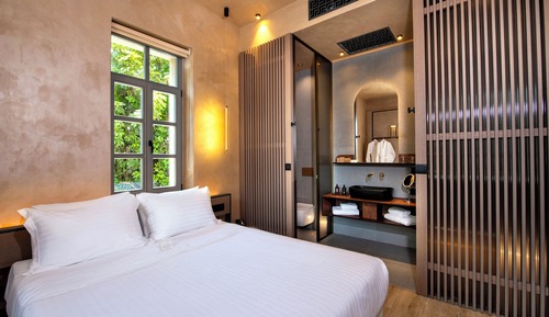 Habitación Deluxe con 1 cama doble o 2 individuales, vistas a la ciudad