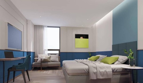 Superior Studio, 2 Twin Beds, City View