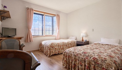 Habitación básica con 2 camas individuales, 2 camas individuales, no fumadores, baño privado