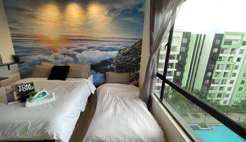 Suite Deluxe, 3 habitaciones, vistas a la piscina