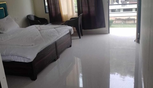 Habitación individual estándar, 1 cama doble, Aire acondicionado, vistas a la piscina