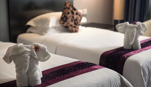 Habitación doble superior, no fumadores, vistas al jardín