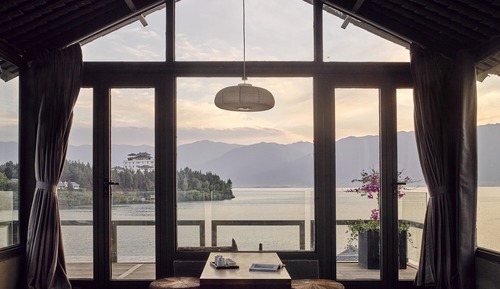 Habitación doble, terraza, vistas al lago