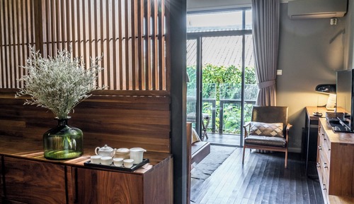 Habitación doble, vistas al patio