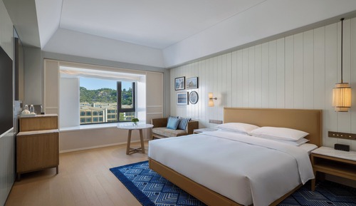 Habitación, 1 cama de matrimonio grande, vistas a la montaña