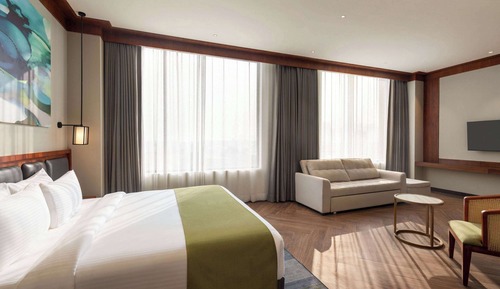 Suite, 1 cama de matrimonio grande con sofá cama