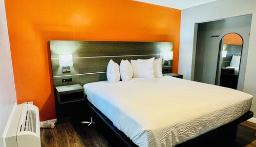 Habitación, 1 cama de matrimonio grande, accesible en silla de ruedas, no fumadores (Roll-in Shower)