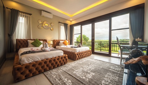 Villa Deluxe, 3 habitaciones, balcón, vistas a la montaña