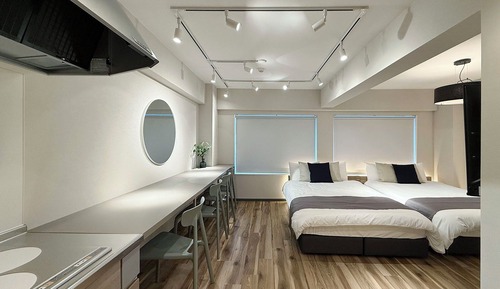 Estudio Confort, 2 camas dobles, no fumadores, cocina básica