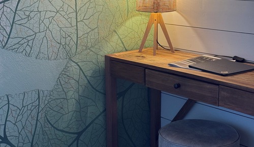 Habitación con 1 cama doble o 2 individuales, vistas parciales al lago